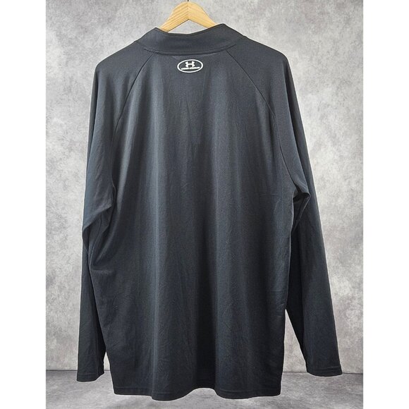Under Armour Men Fit Heat Gear Loose Half Zip Collar Neck Long Sleeve Shirt 2XL - Picture 6 of 7
